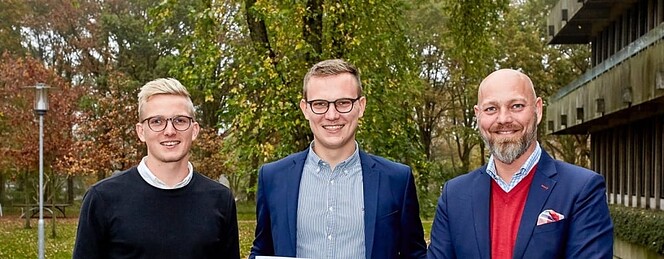 PRESSEMEDDELELSE: En plastsorteringsmaskine sikrede Rasmus og Emil sejren i PROJECT PLASTIC 2019