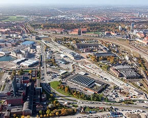 PRESSEMEDDELELSE: Jernbanebyen – København tættere på grøn, moderne bydel