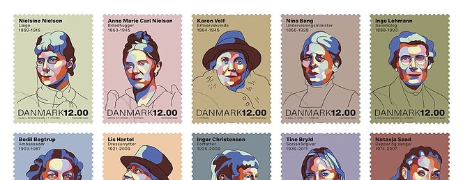 PRESSEMEDDELELSE – PostNord hylder markante kvinder med særlig frimærkeudgivelse