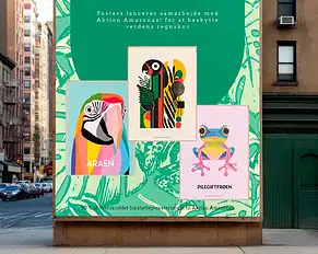 PRESSEMEDDELELSE: Posters går sammen med Aktion Amazonas for at beskytte verdens regnskov