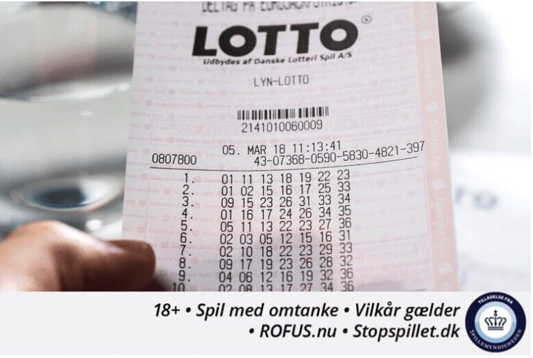 PRESSEMEDDELELSE: Fem danskere blev Lotto millionærer lørdag aften