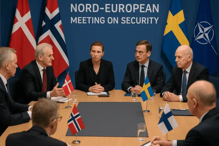 PRESSEMEDDELELSE - Statsministeren deltager i nordeuropæisk møde om sikkerhed
