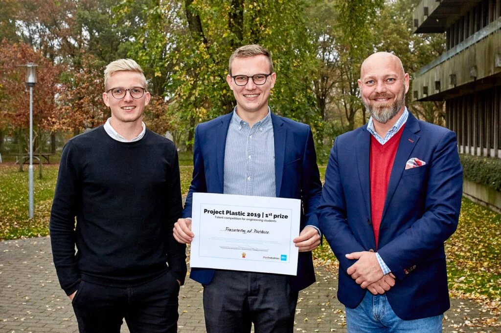 PRESSEMEDDELELSE: En plastsorteringsmaskine sikrede Rasmus og Emil sejren i PROJECT PLASTIC 2019