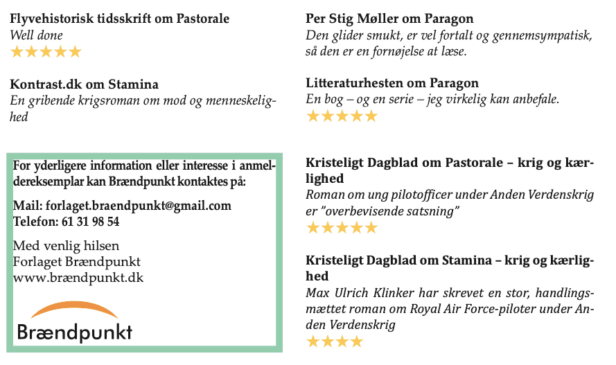 PRESSEMEDDELELSE - Anmelderrost trilogi udkommer på 8 sprog