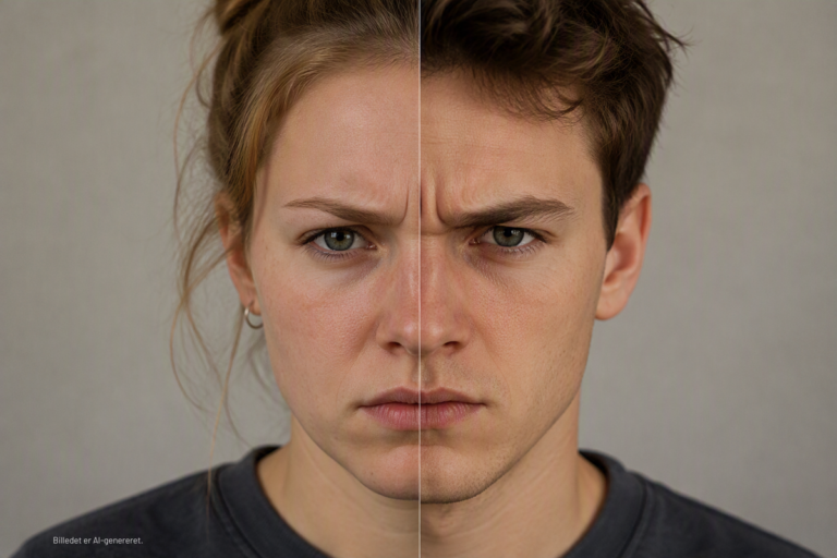 Specielt kvinder og unge mænd med minoritetsetnisk baggrund og brun hud oplever, at de er nødt til at undertrykke deres vrede, viser ph.d. fra Aalborg Universitet. AI-generet billede